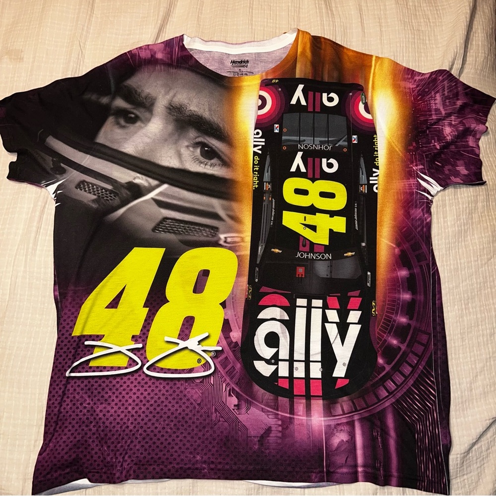 NASCAR Jimmy Johnson all over print t shirt